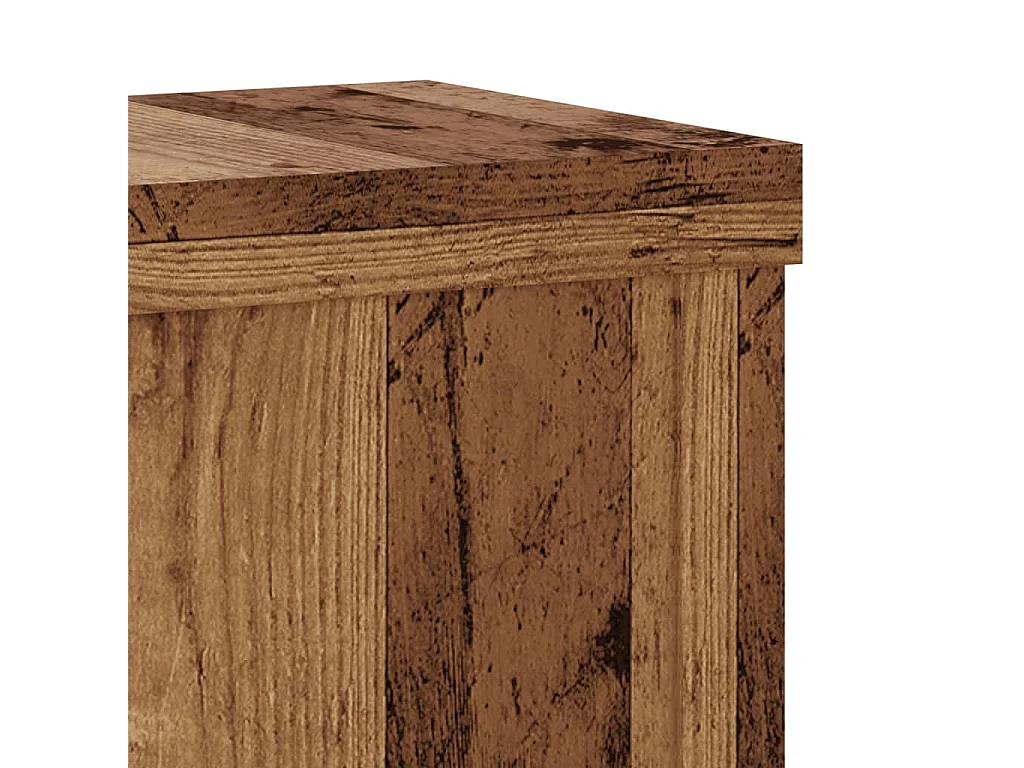 Plantenstandaards 2 stuks oud hout bewerkt hout