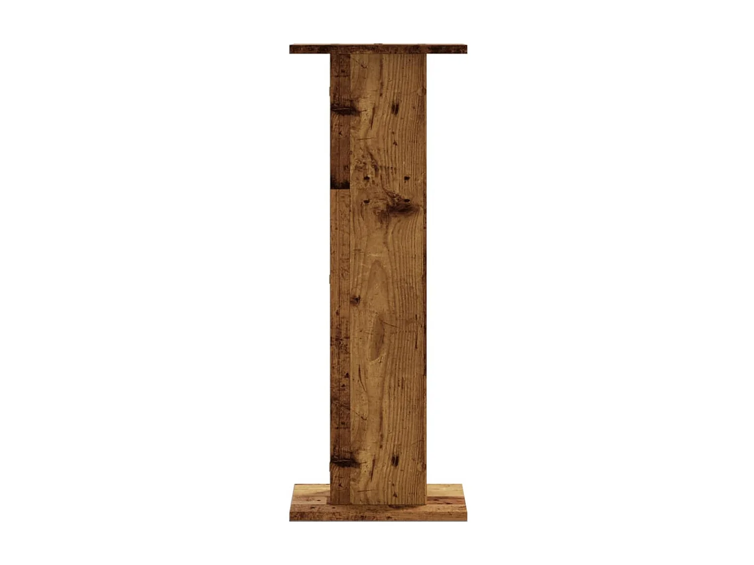 Supports pour plantes 2 pcs vieux bois bois d'ingénierie