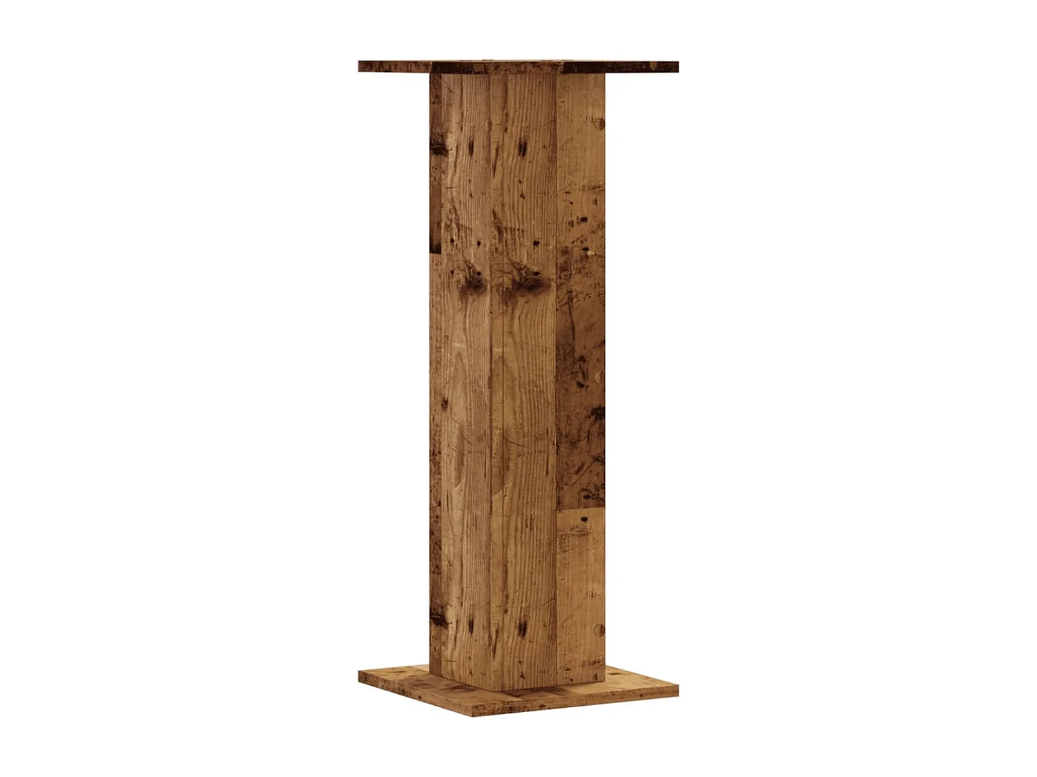 Supports pour plantes 2 pcs vieux bois bois d'ingénierie