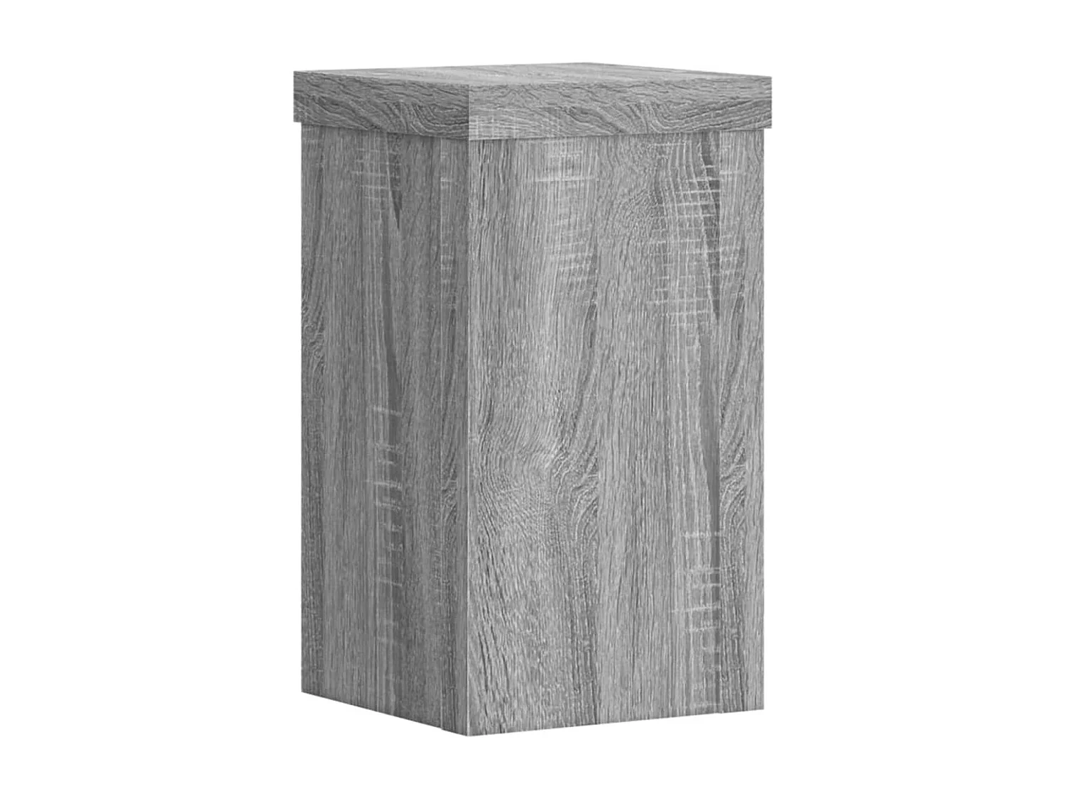 Supports pour plantes 2 pcs sonoma gris bois d'ingénierie