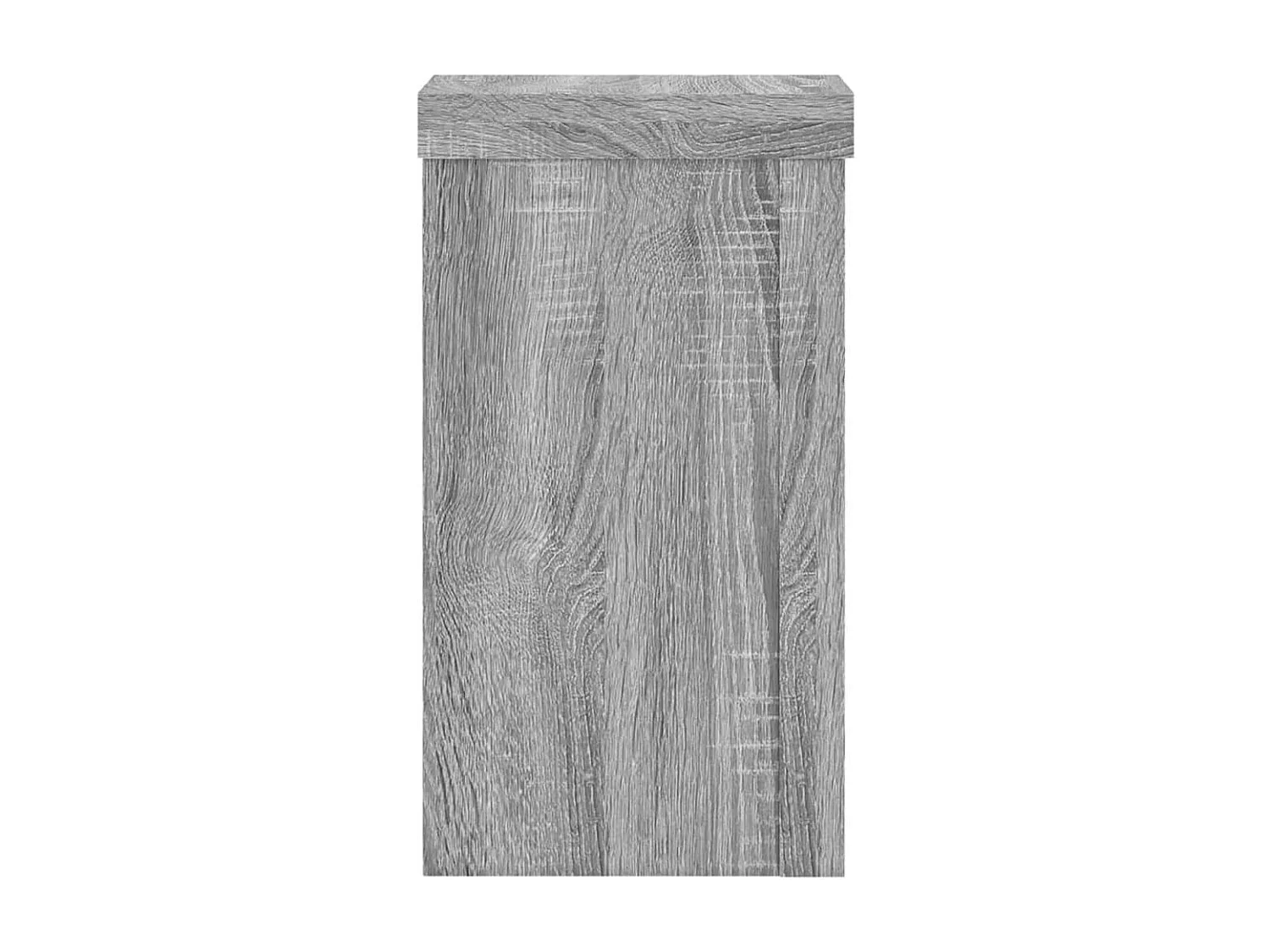 Supports pour plantes 2 pcs sonoma gris bois d'ingénierie