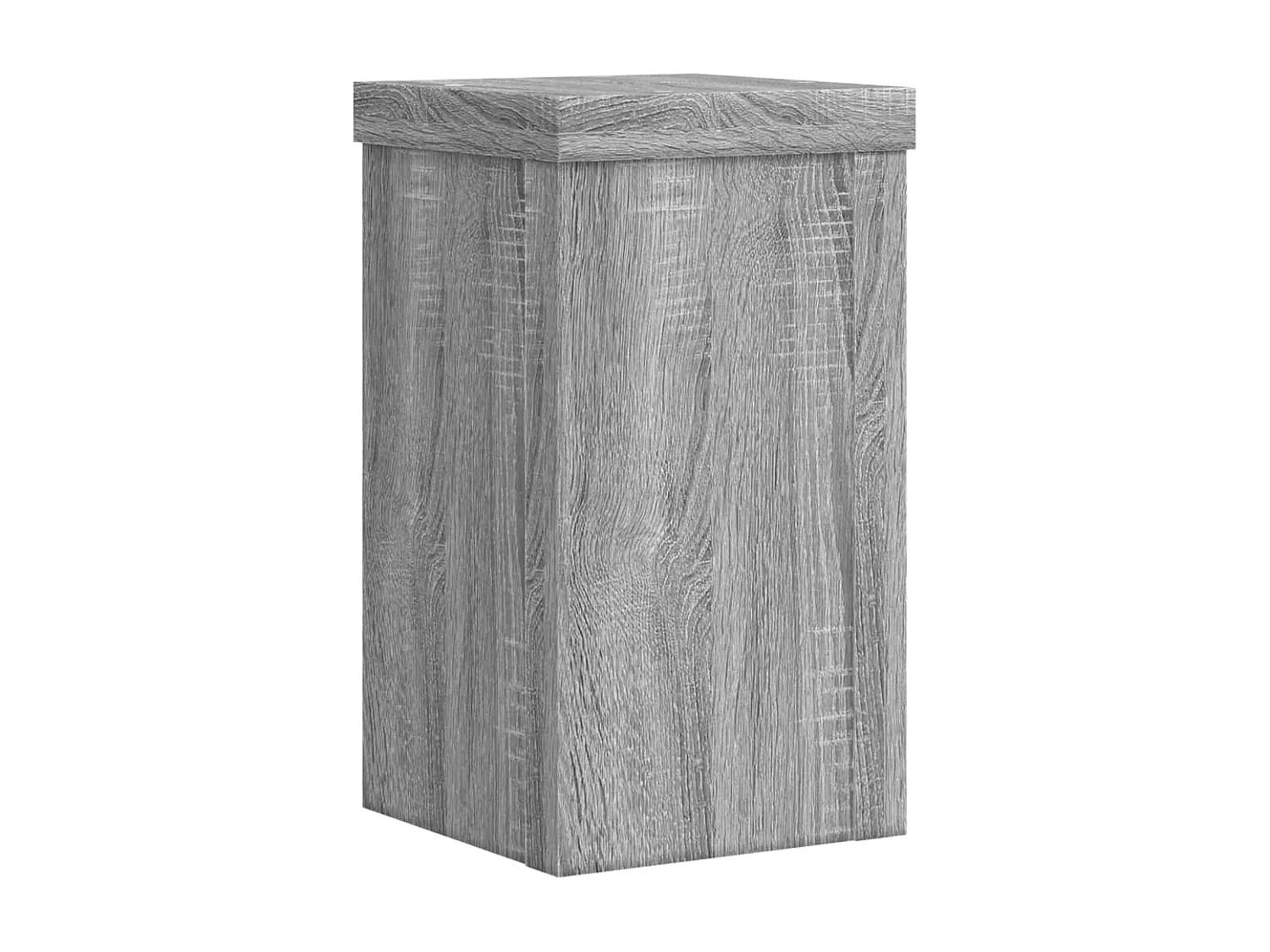 Supports pour plantes 2 pcs sonoma gris bois d'ingénierie