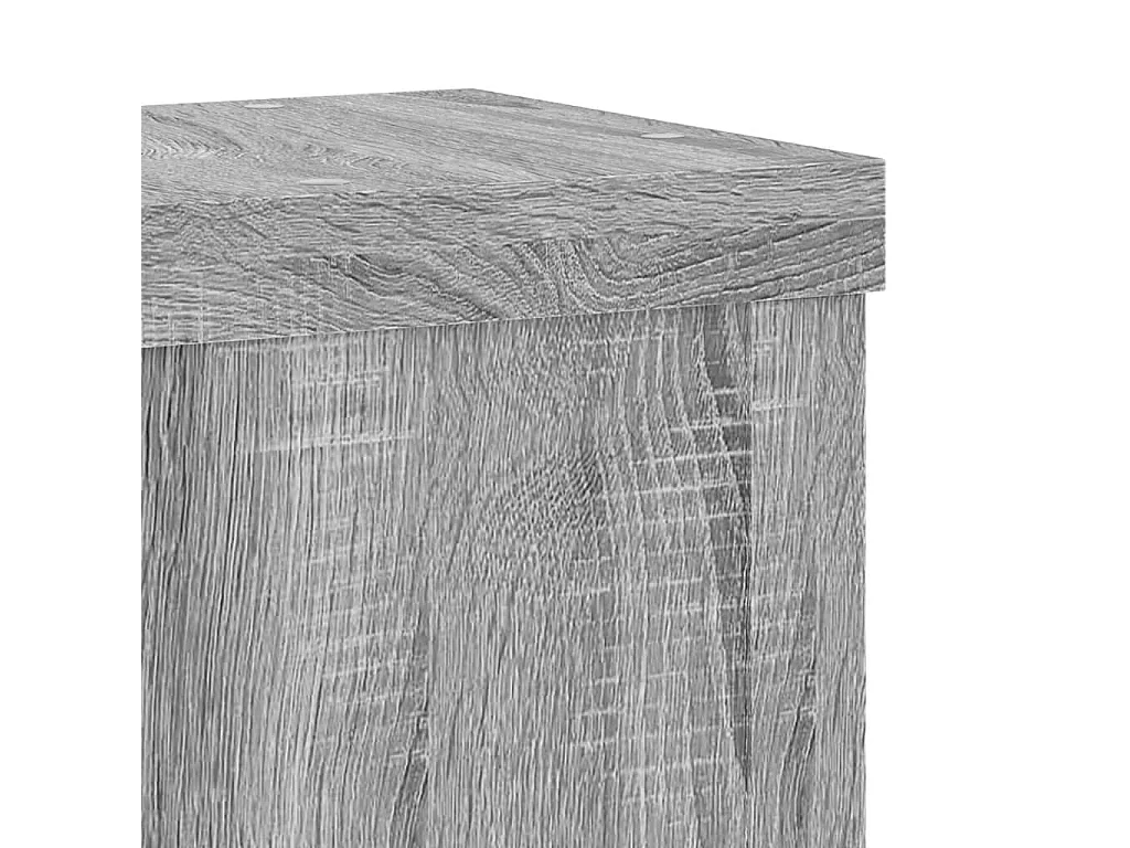 Supports pour plantes 2 pcs sonoma gris bois d'ingénierie