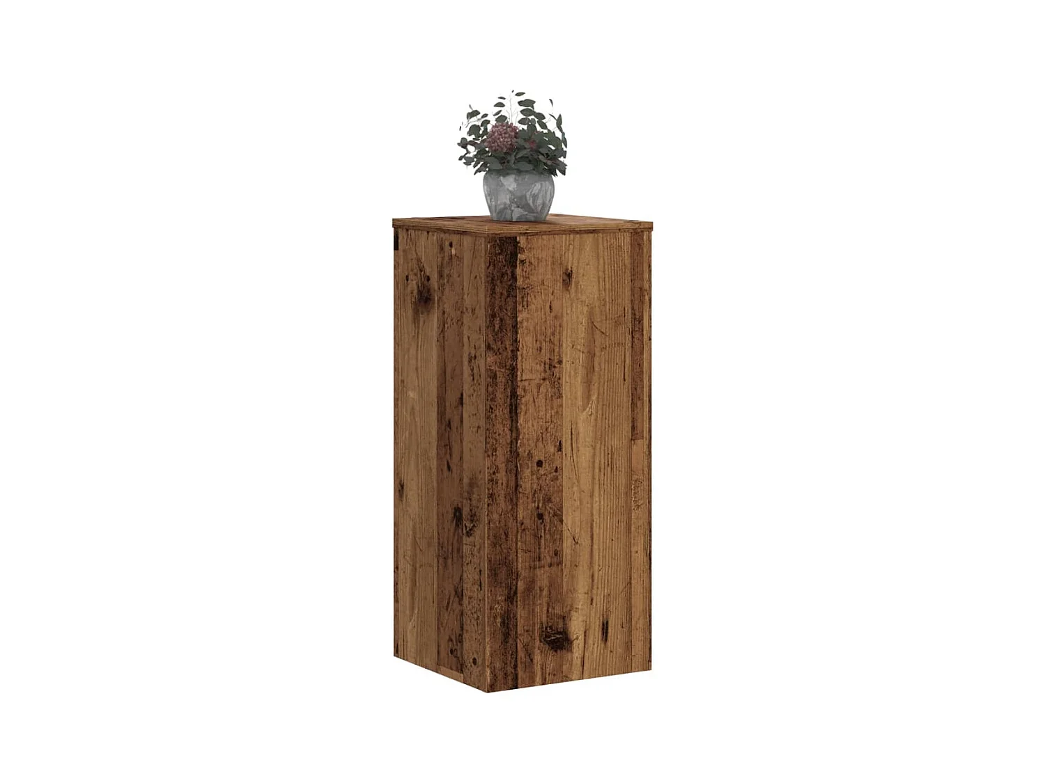 Plantenstandaards 2 stuks oud hout bewerkt hout