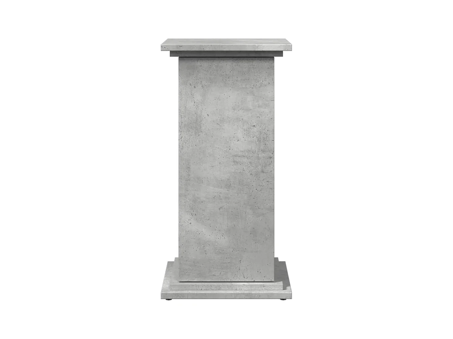 Sokkel met opbergruimte betongrijs 31x30x60 cm bewerkt hout