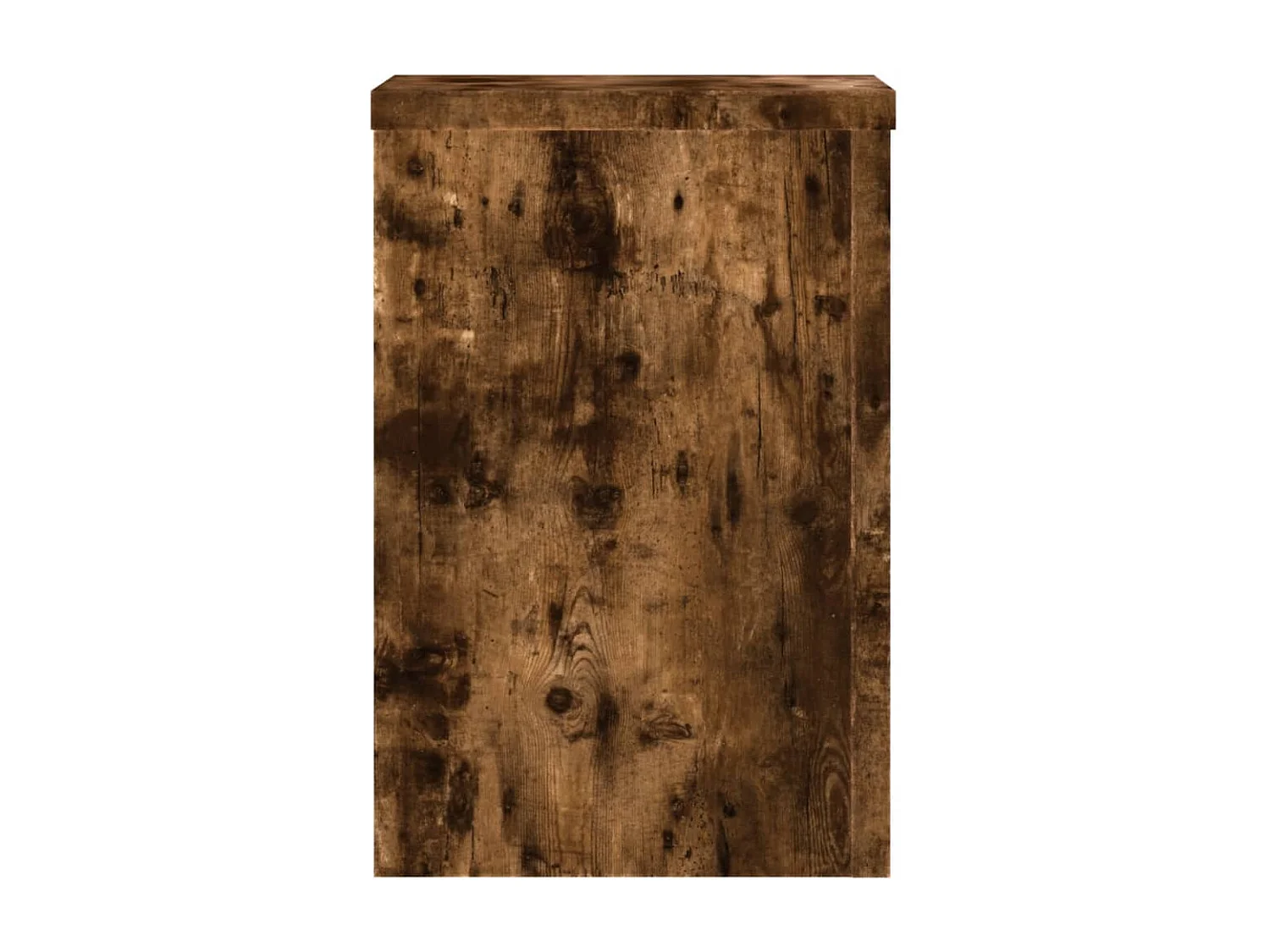 Supports pour plantes 2 pcs chêne fumé bois d'ingénierie