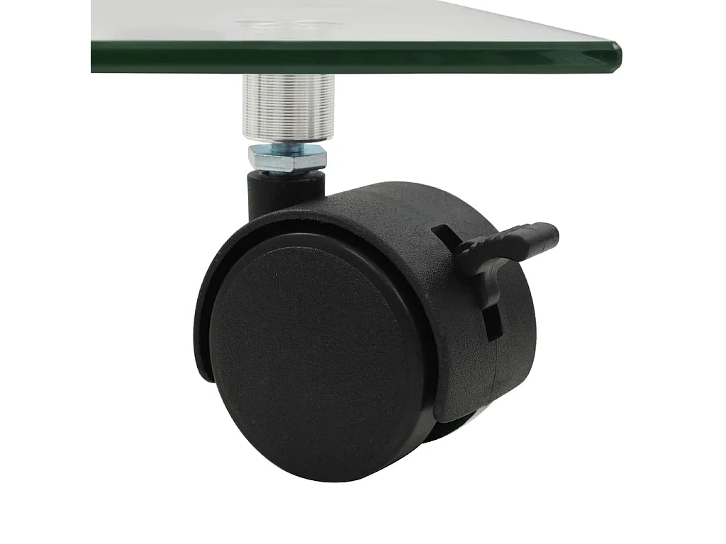 Supports roulants à plantes 4 pcs 35x35 cm Carré Verre trempé