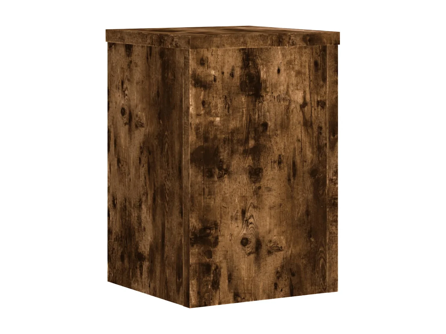 Plantenstandaards 2 stuks gerookt eikenhout