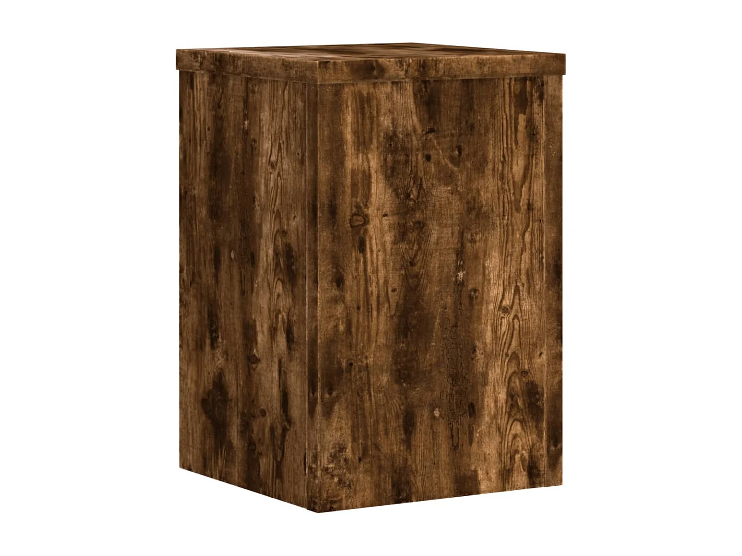 Plantenstandaards 2 stuks gerookt eikenhout