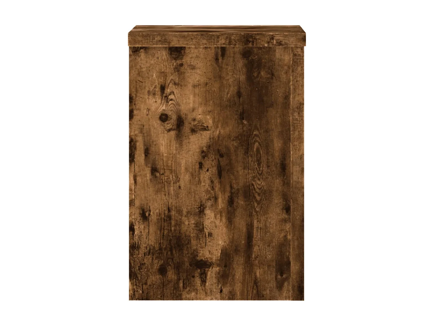 Supports pour plantes 2 pcs chêne fumé bois d'ingénierie