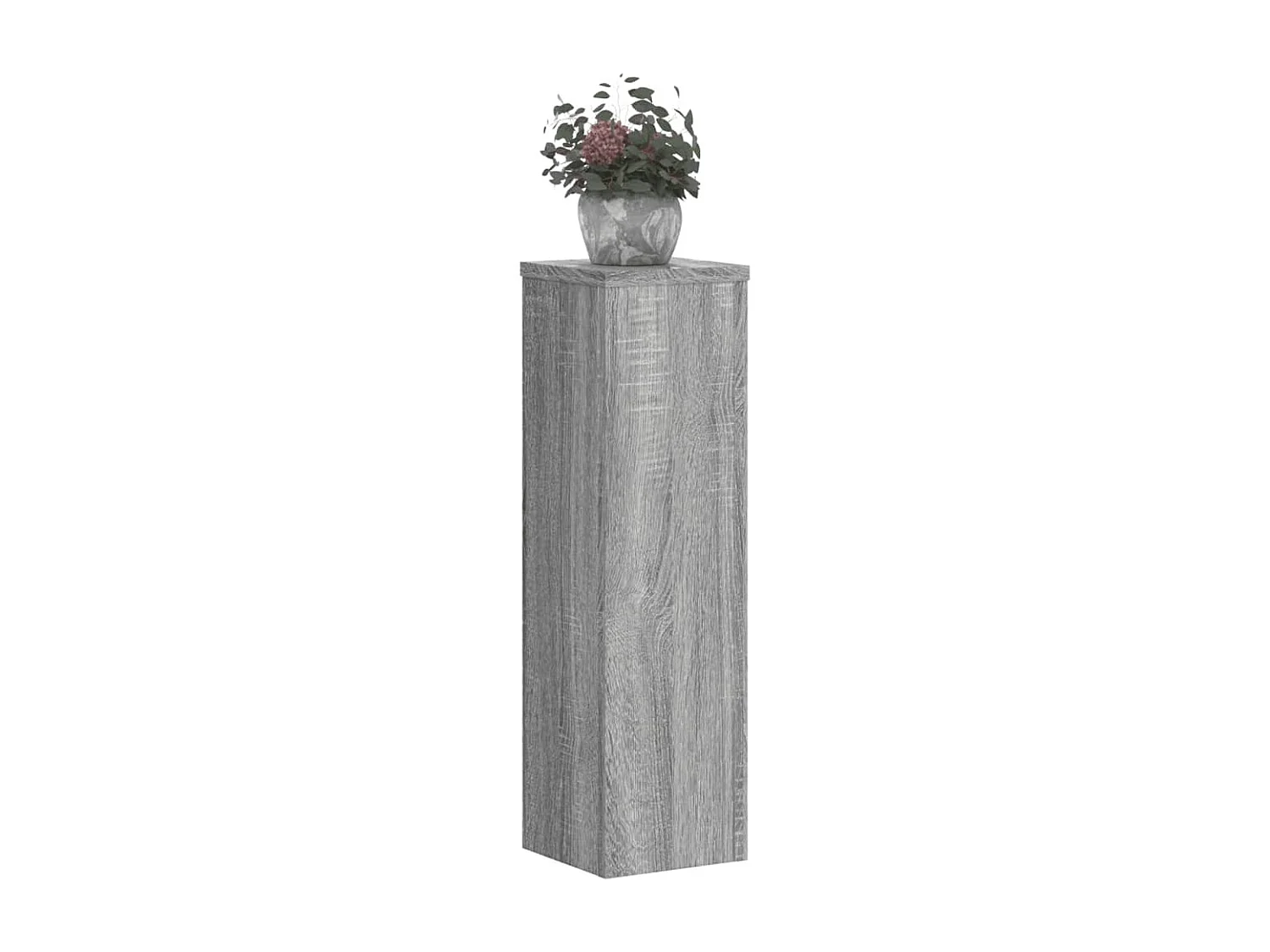 Supports pour plantes 2 pcs sonoma gris bois d'ingénierie