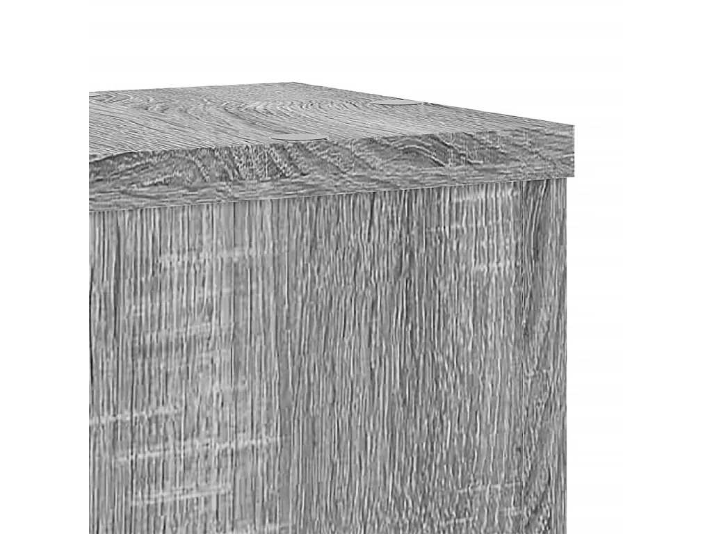 Supports pour plantes 2 pcs sonoma gris bois d'ingénierie