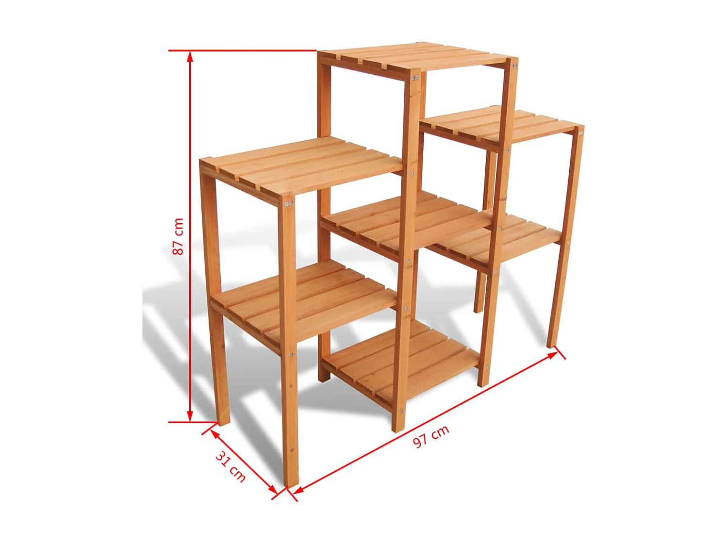 Soporte para jardineras 97 x 31 x 87 cm
