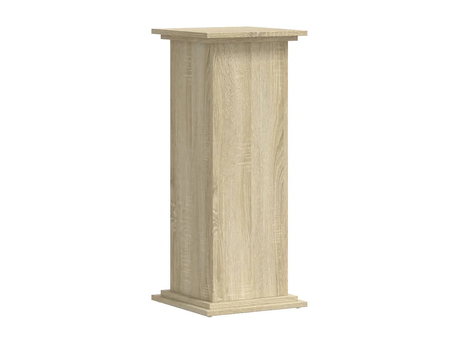 Support pour plantes chêne sonoma 33x33x80 cm bois d'ingénierie