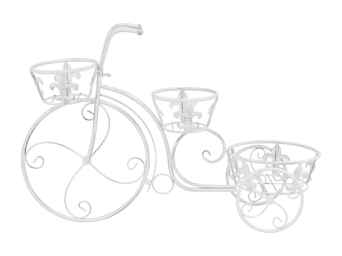 Support de plantes sous forme de vélo Style vintage Métal