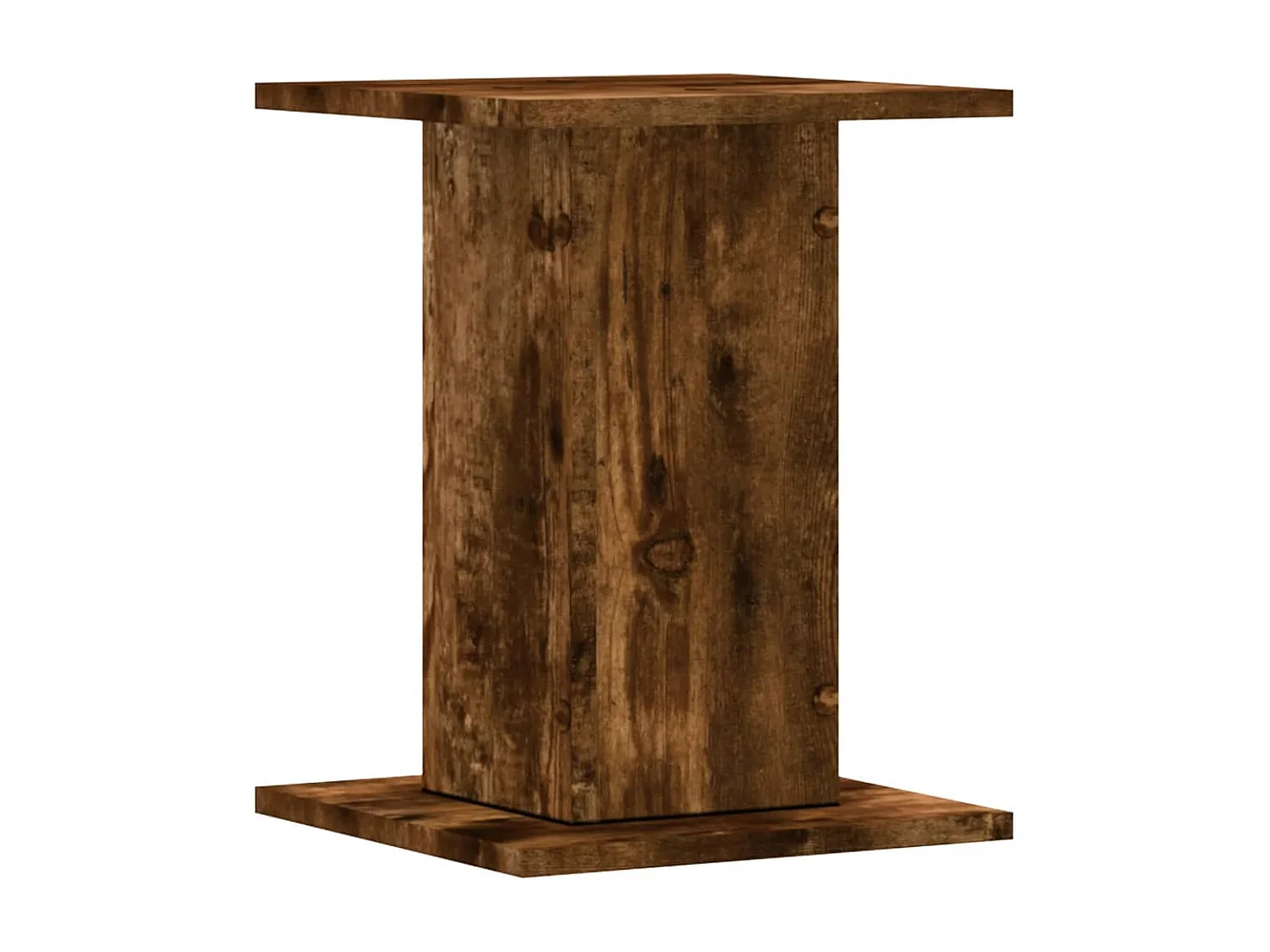 Plantenstandaards 2 stuks gerookt eikenhout