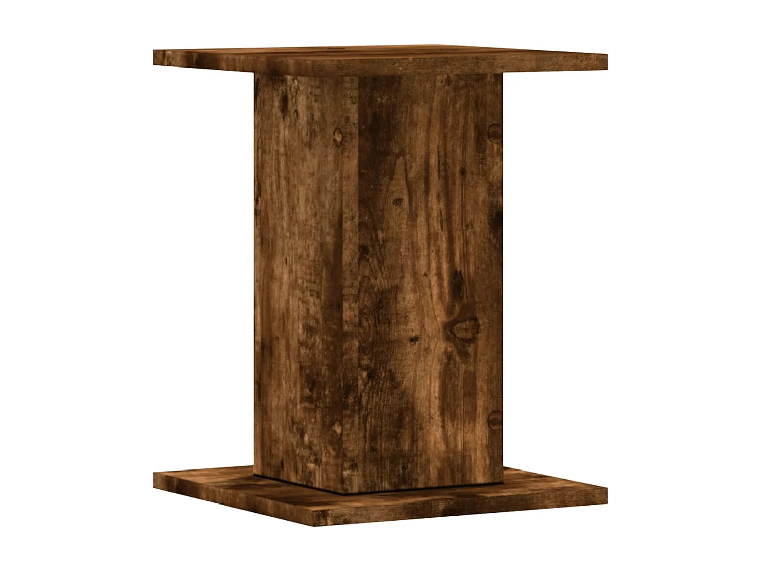 Plantenstandaards 2 stuks gerookt eikenhout