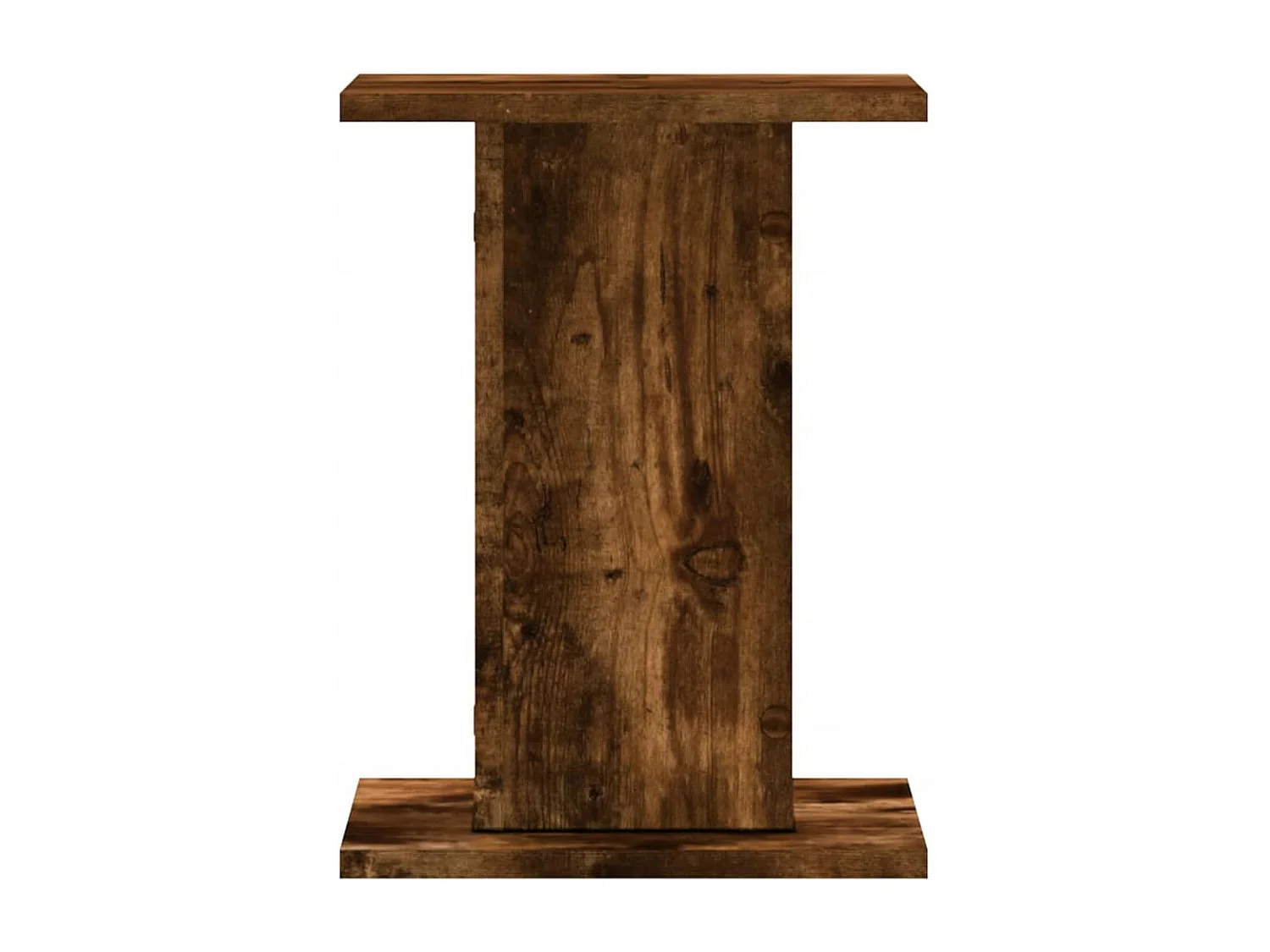 Supports pour plantes 2 pcs chêne fumé bois d'ingénierie