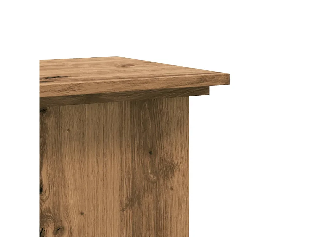 Support pour plantes 33x33x60 cm bois d'ingénierie