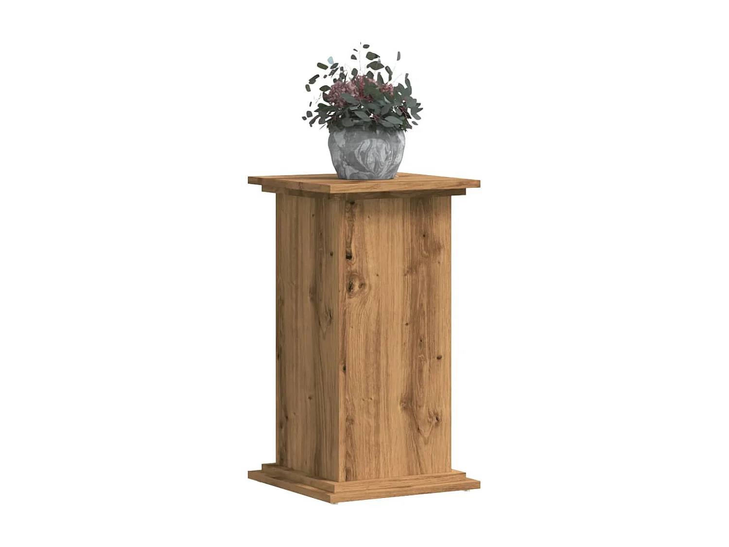 Support pour plantes 33x33x60 cm bois d'ingénierie