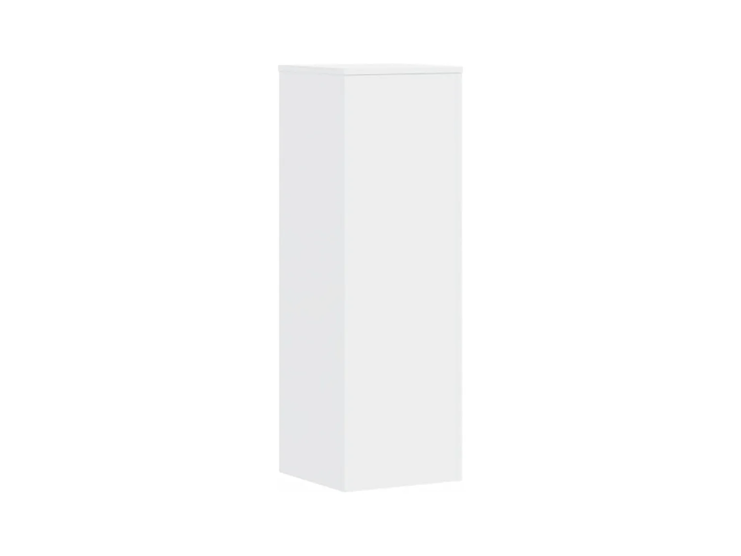 Supports pour plantes 2 pcs blanc 33x33x100cm bois d'ingénierie