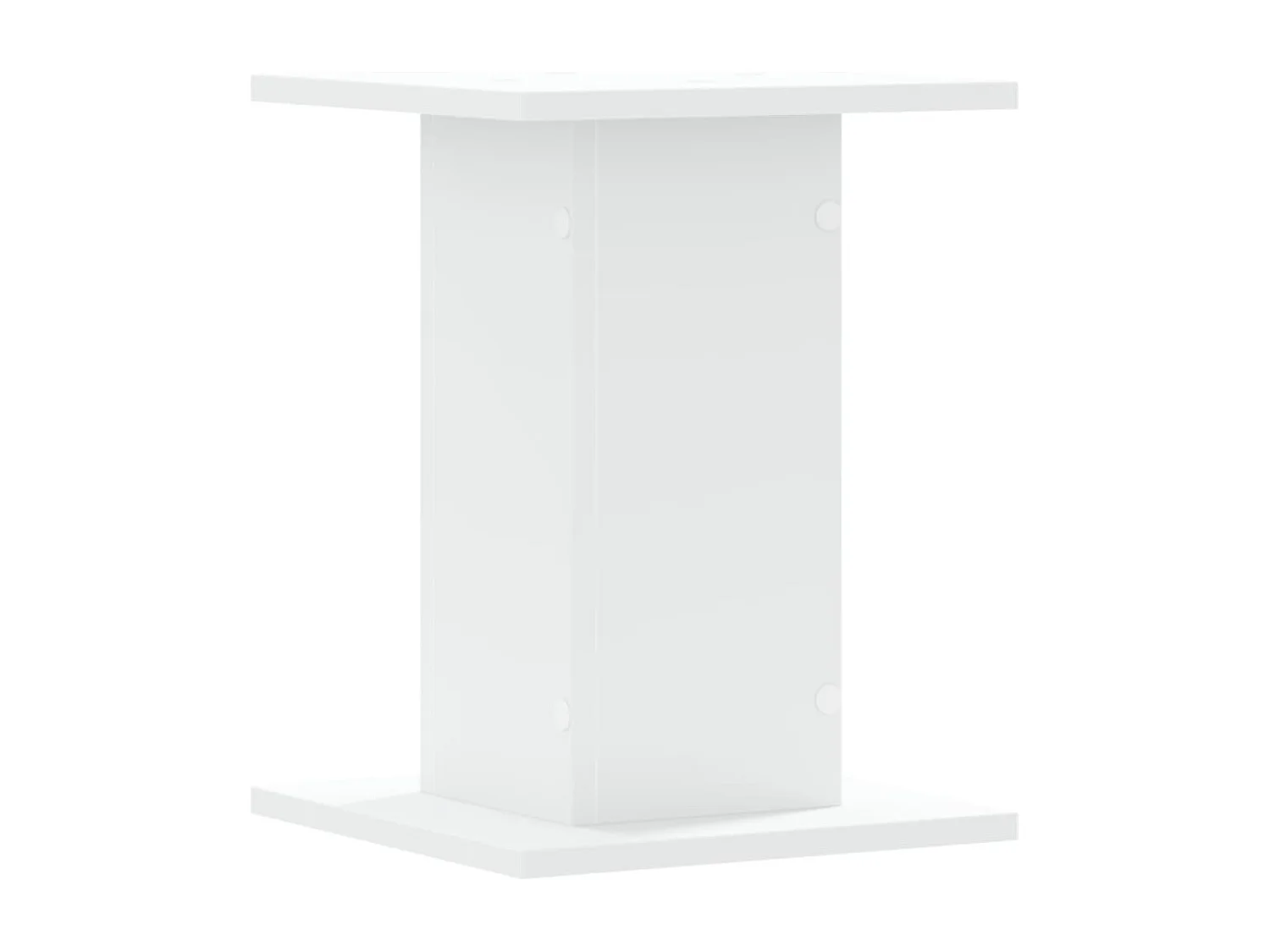 Supports pour plantes 2 pcs blanc 30x30x40 cm bois d'ingénierie