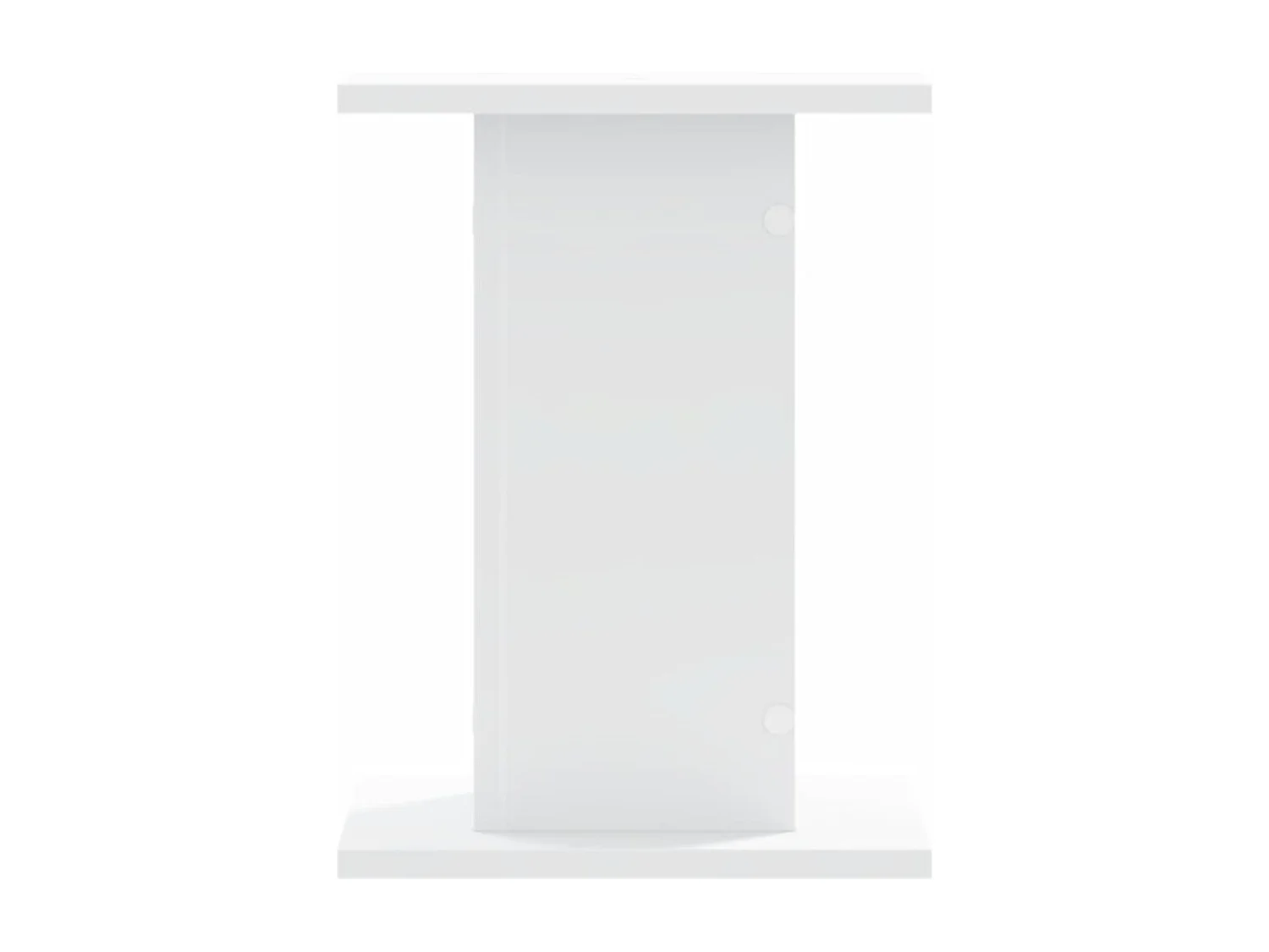 Supports pour plantes 2 pcs blanc 30x30x40 cm bois d'ingénierie