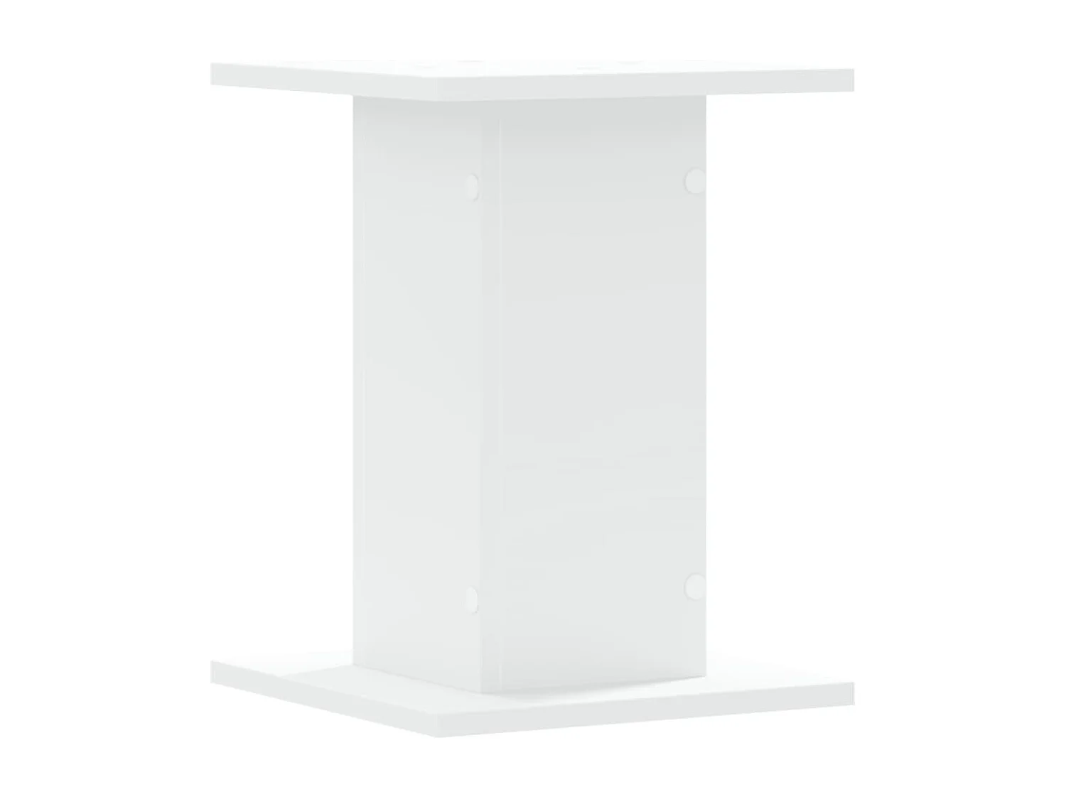 Supports pour plantes 2 pcs blanc 30x30x40 cm bois d'ingénierie