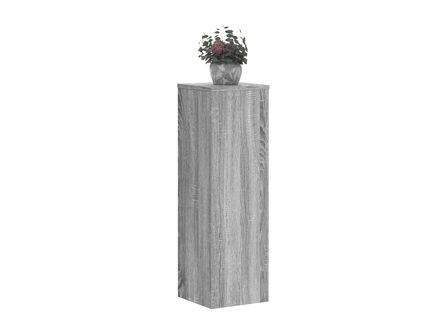 Supports pour plantes 2 pcs sonoma gris bois d'ingénierie