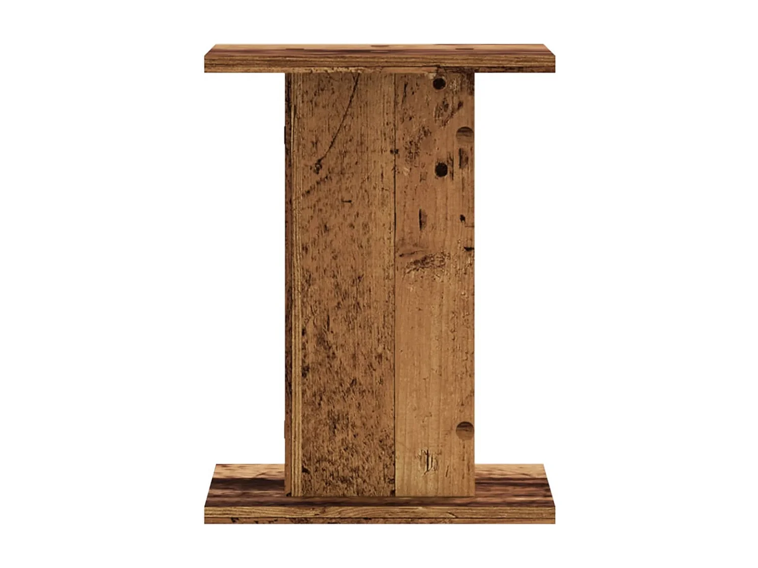 Supports pour plantes 2 pcs vieux bois bois d'ingénierie