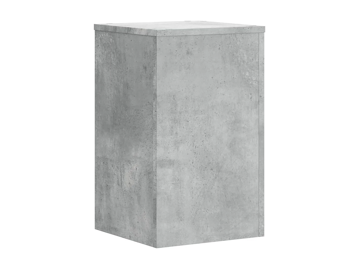 Supporti per piante 2 pezzi in cemento grigio e legno ingegnerizzato