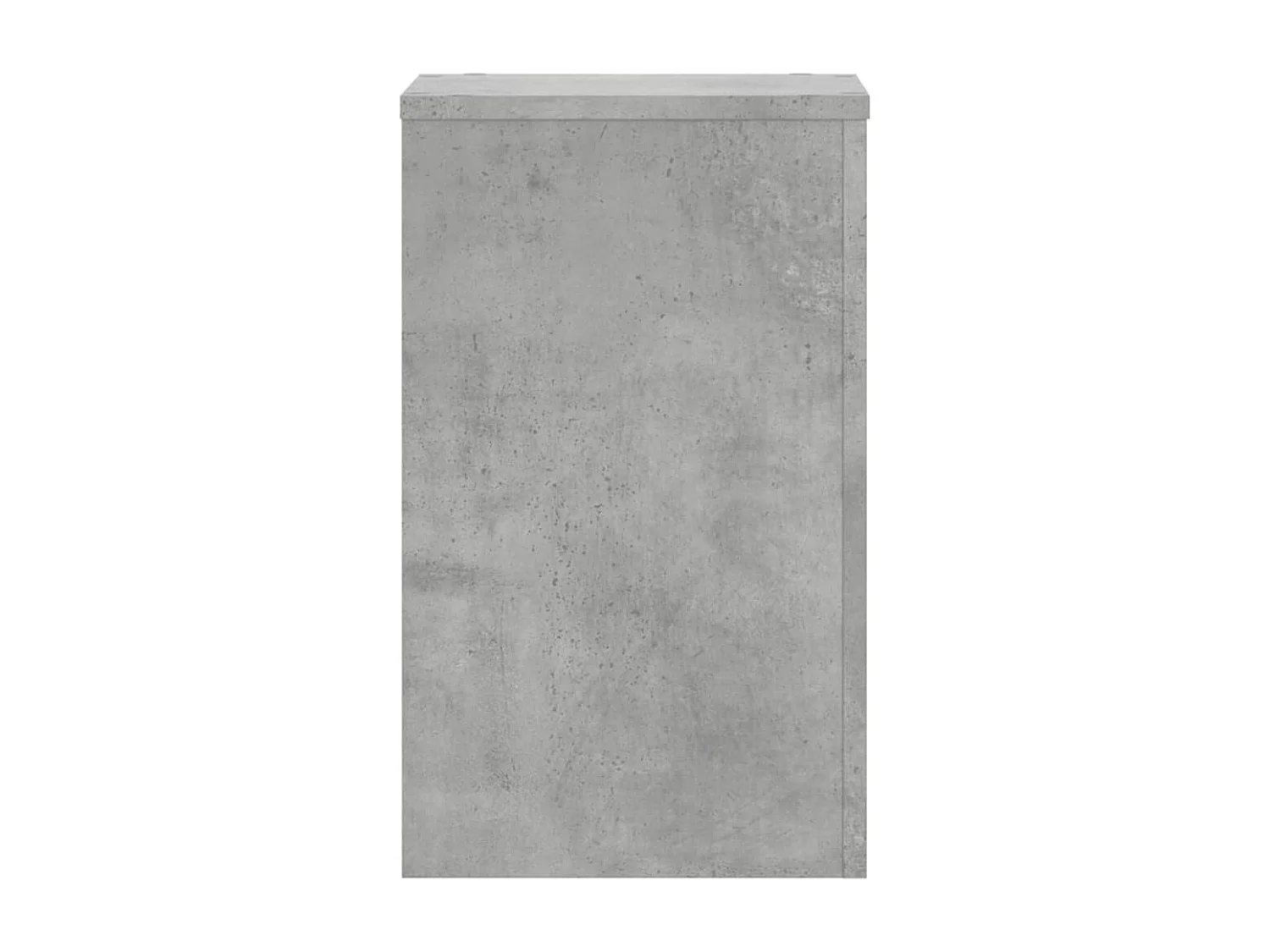 Supporti per piante 2 pezzi in cemento grigio e legno ingegnerizzato