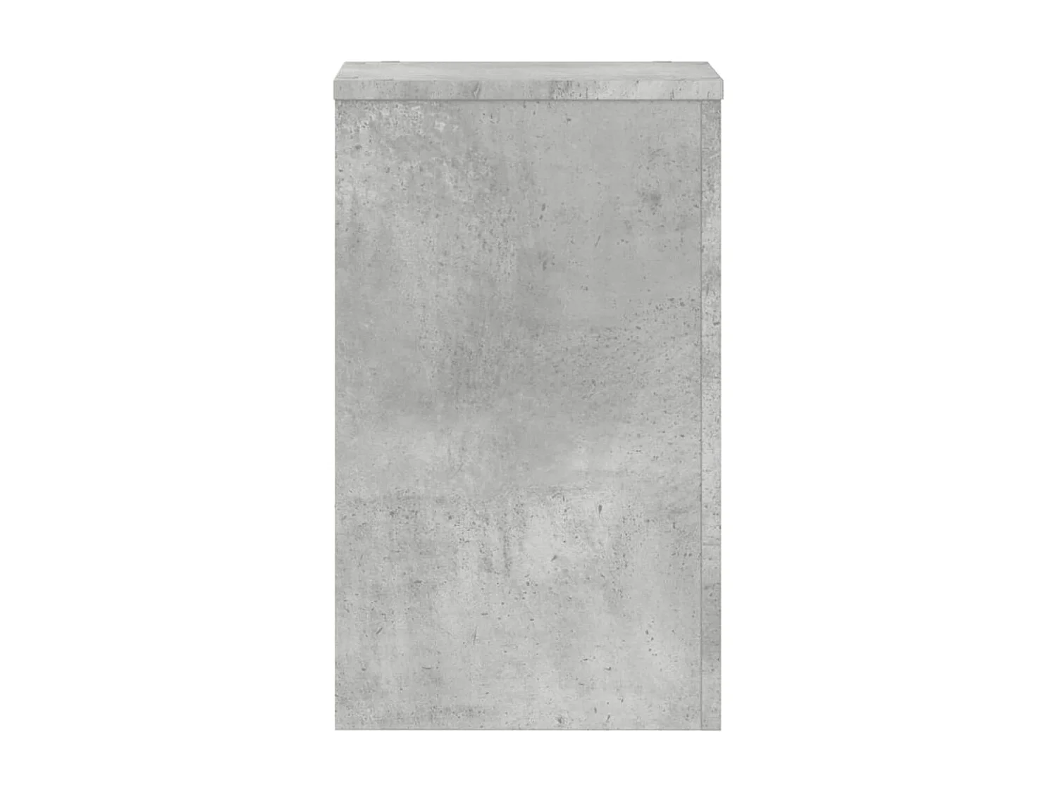 Supporti per piante 2 pezzi in cemento grigio e legno ingegnerizzato