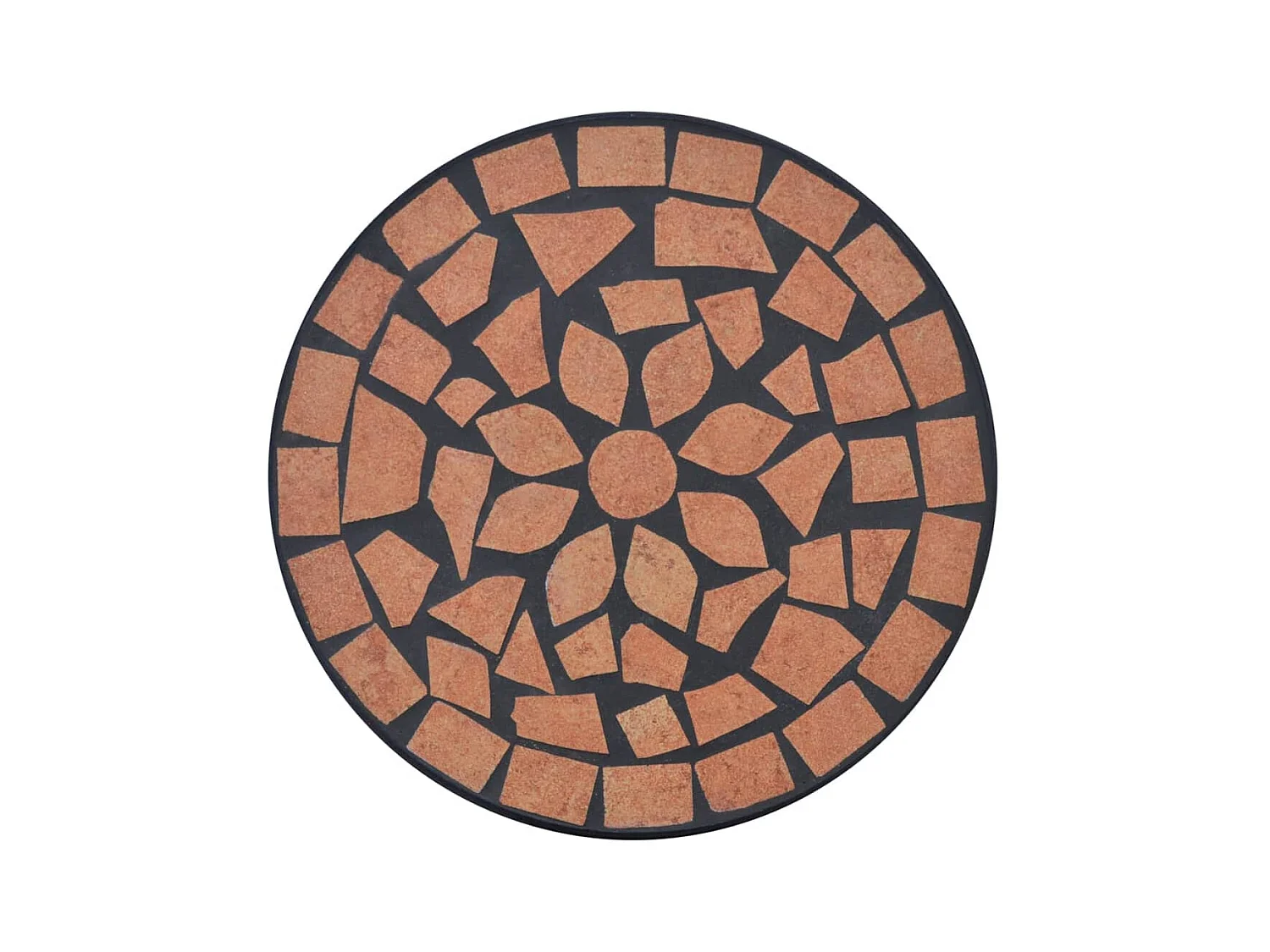 Table d'appoint Mosaïque Terre cuite