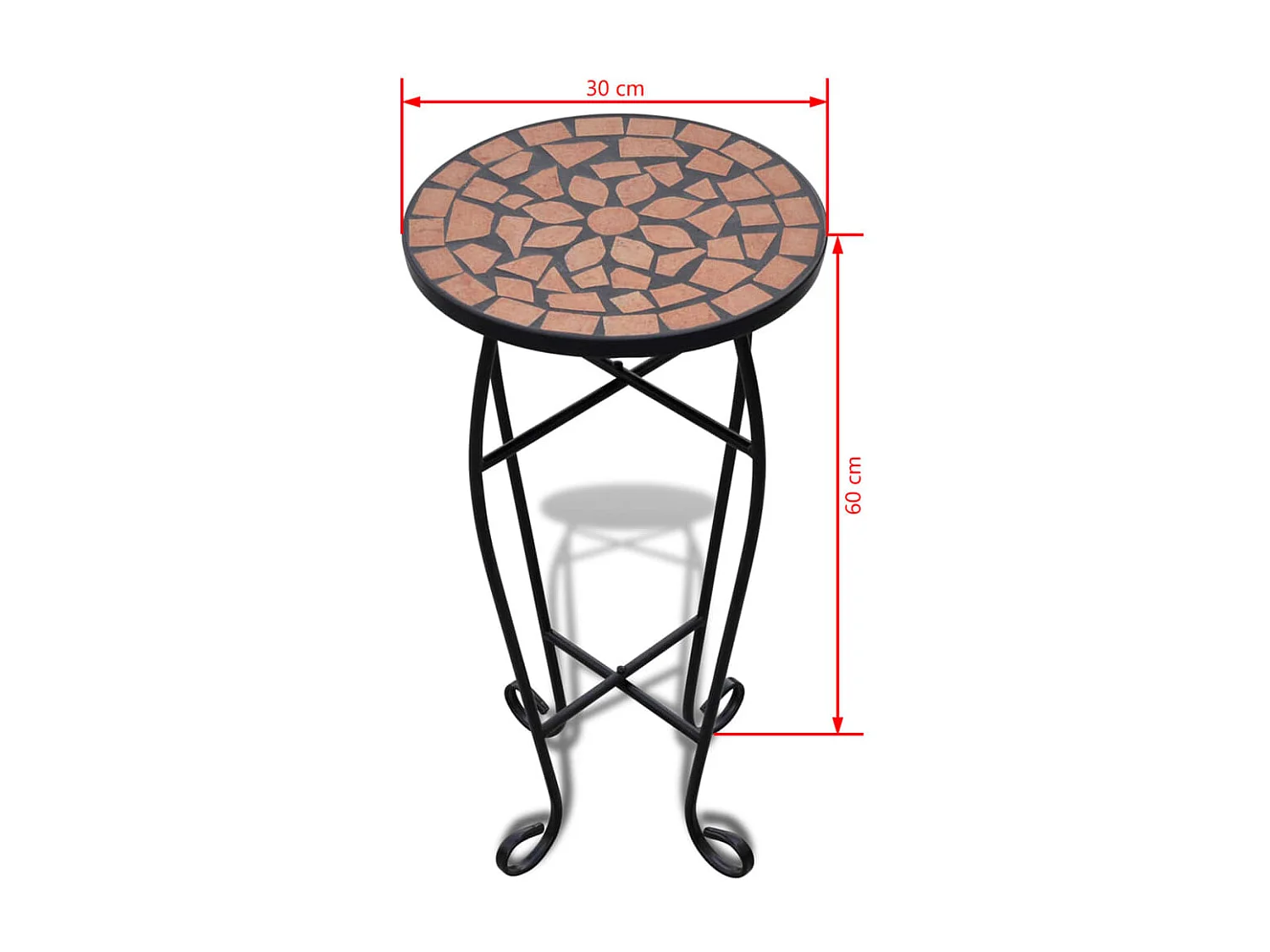 Terrac mozaïek bijzettafel