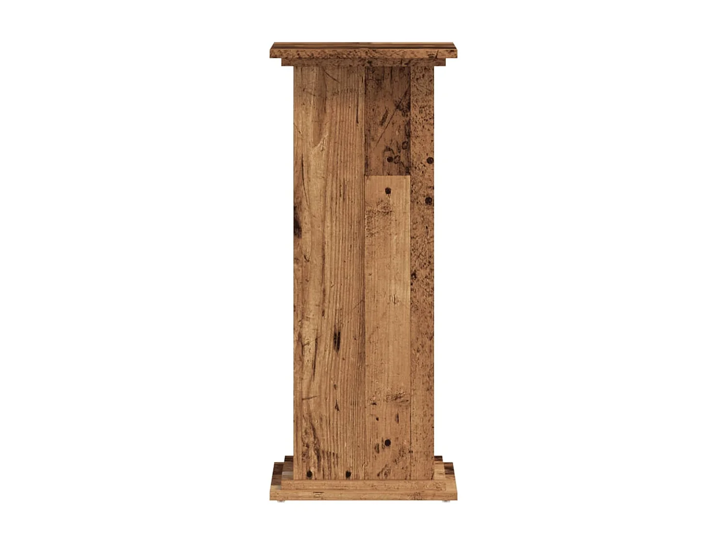 Plantenstandaard oud hout 33x33x80 cm bewerkt hout