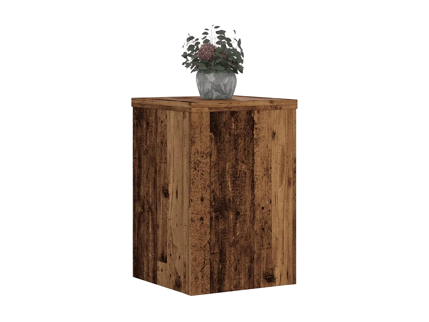 Plantenstandaards 2 stuks oud hout bewerkt hout