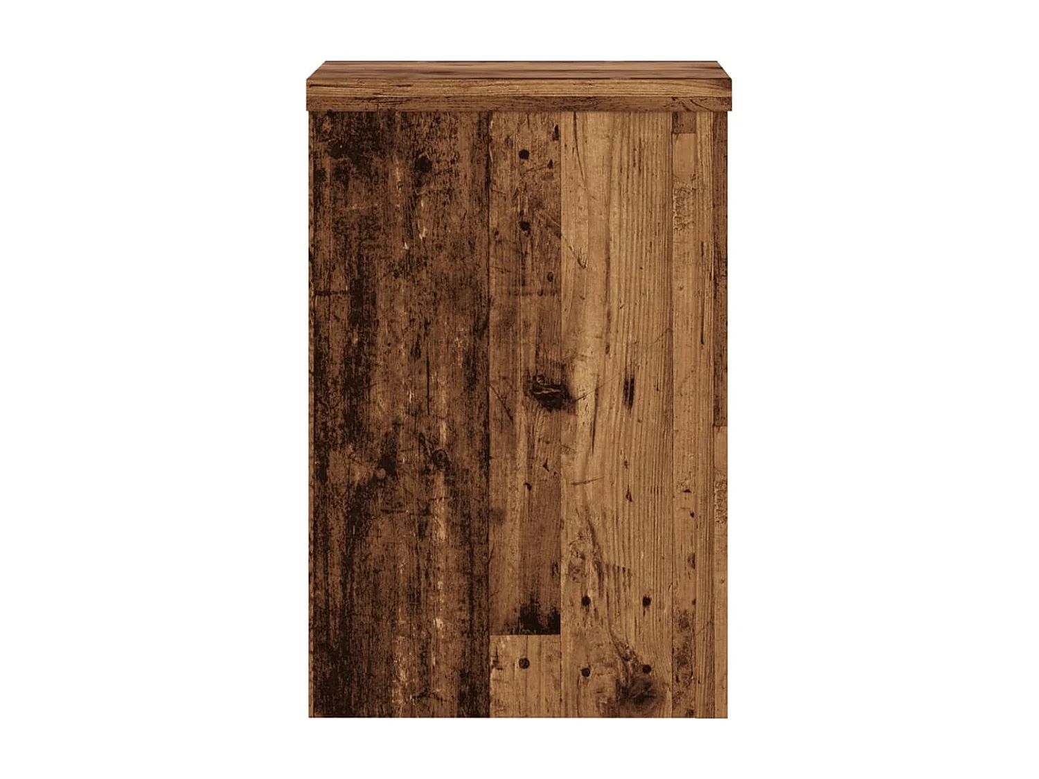 Supports pour plantes 2 pcs vieux bois bois d'ingénierie