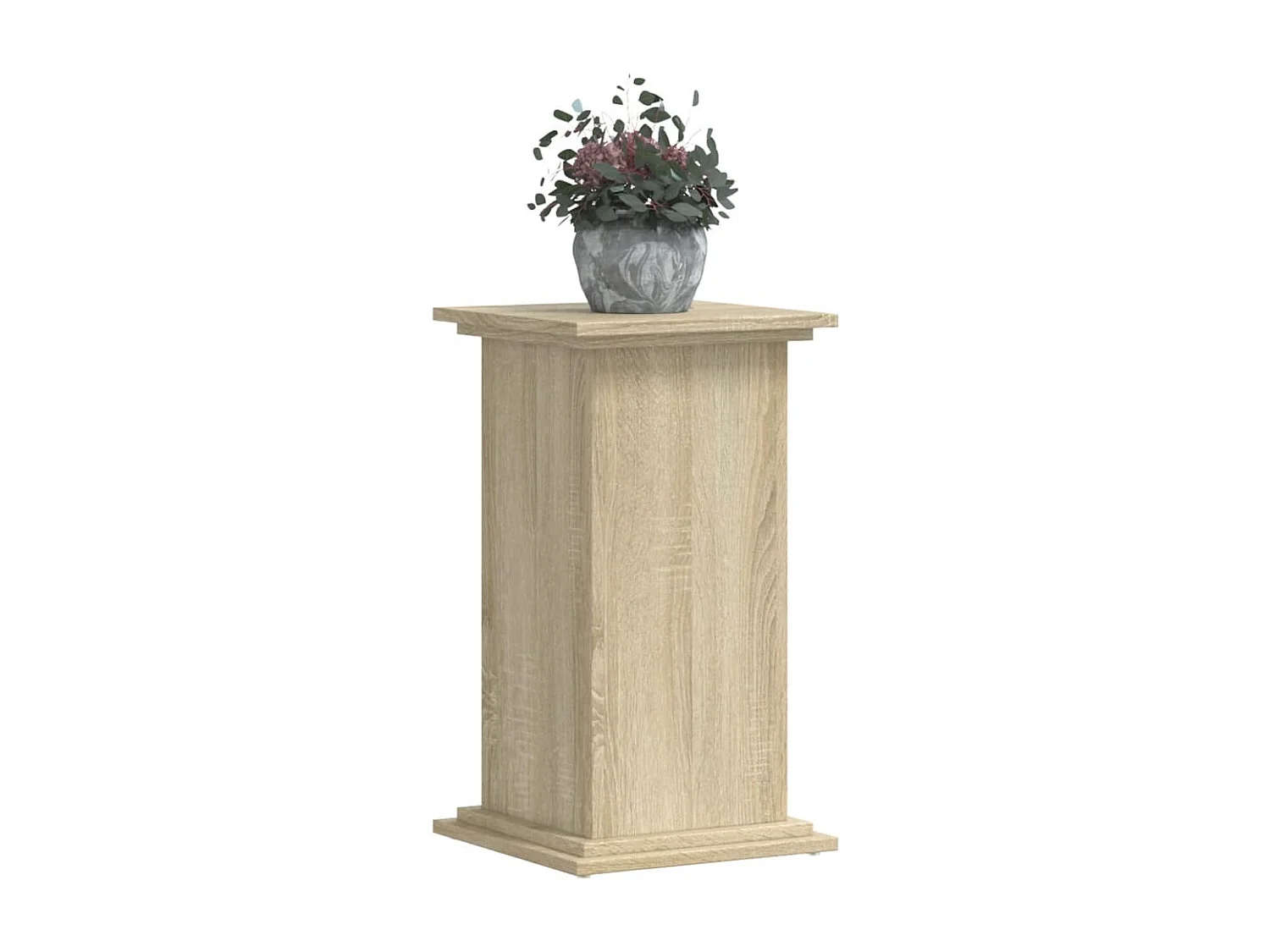 Support pour plantes chêne sonoma 33x33x60 cm bois d'ingénierie