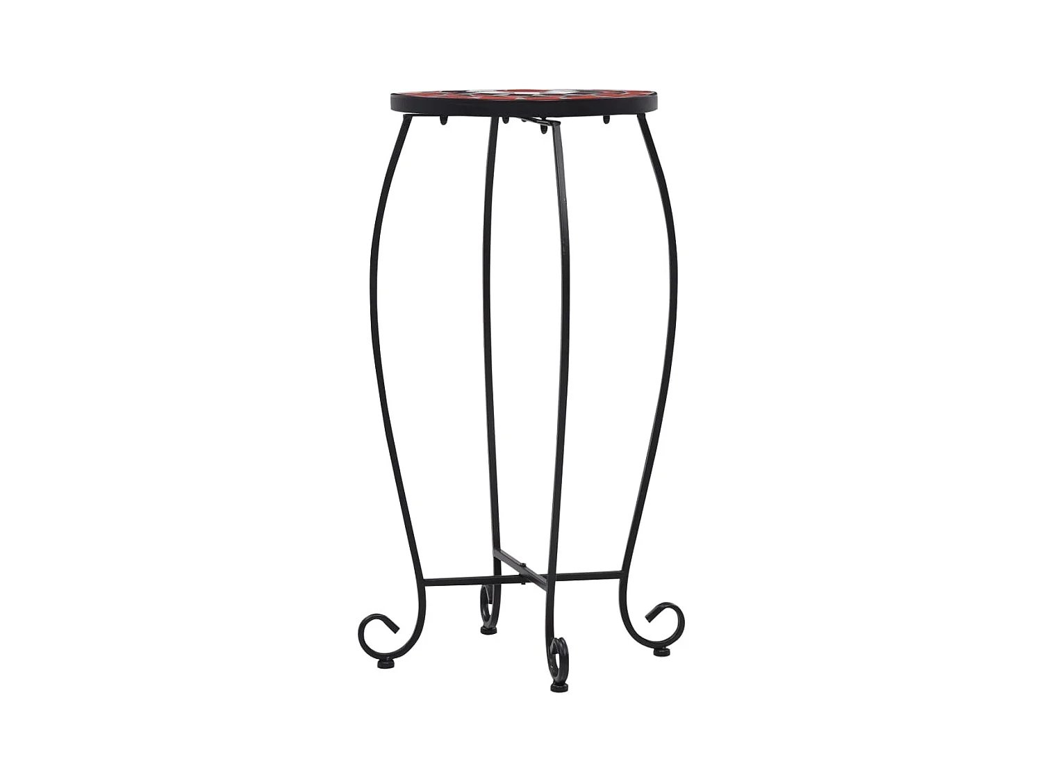 Tavoli in mosaico 3 pezzi Terrac e Ceramica bianca