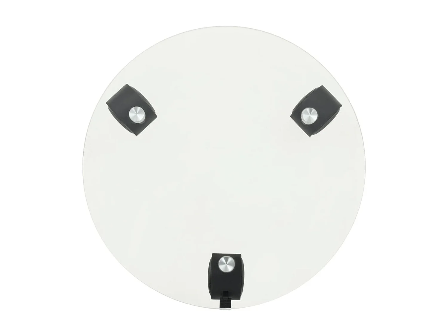 Porte-plantes roulant 2 pcs Verre trempé 28 cm Rond