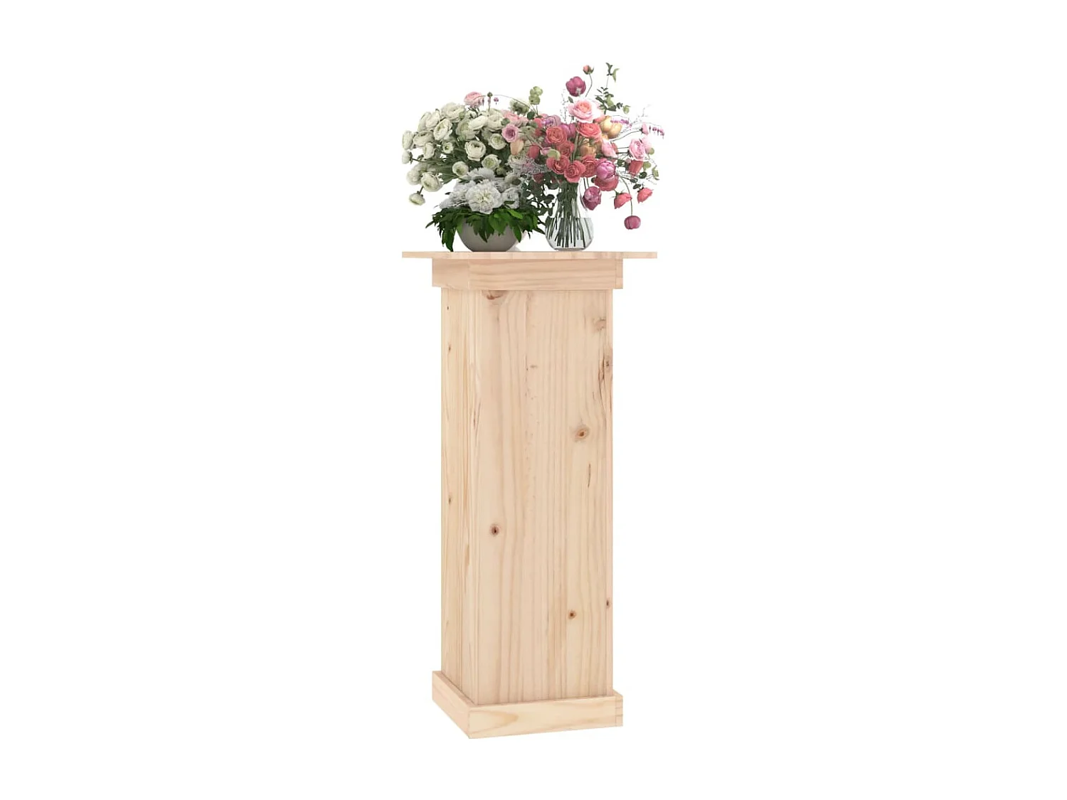 Support à fleurs 40x40x90 cm Bois de pin solide