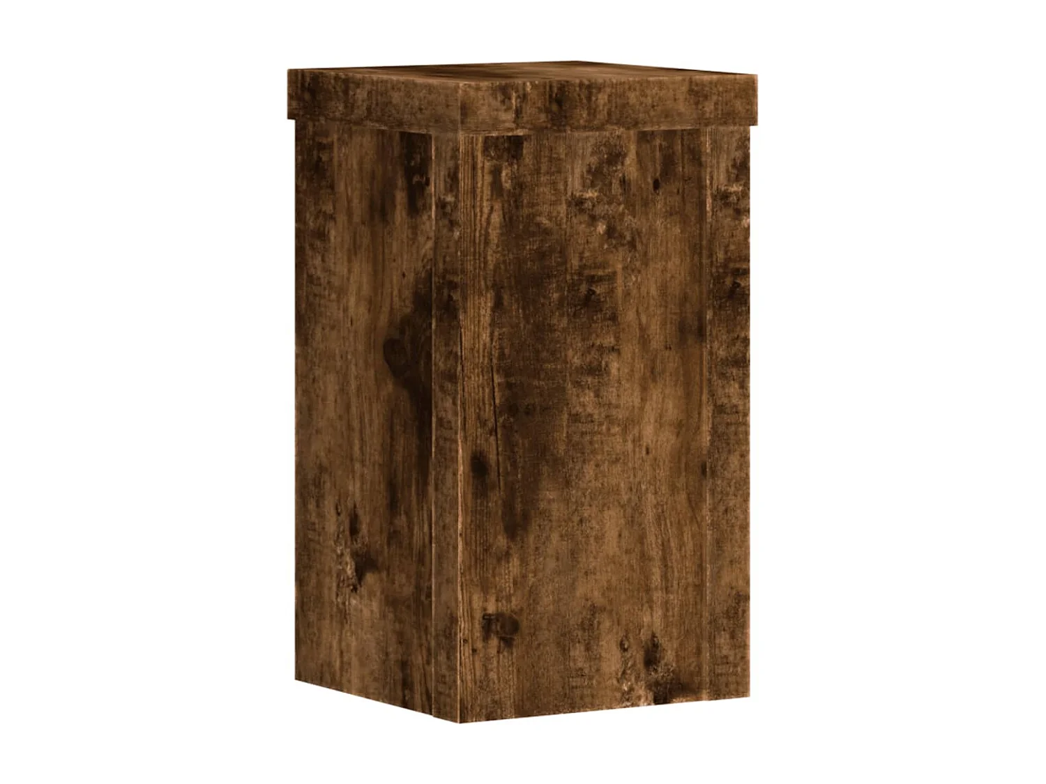 Plantenstandaards 2 stuks gerookt eikenhout