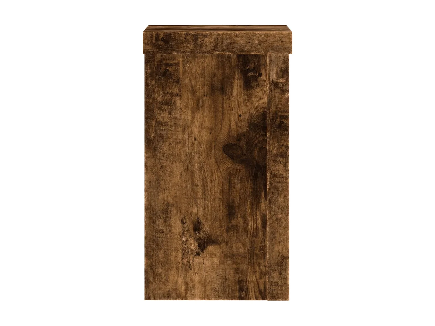 Supports pour plantes 2 pcs chêne fumé bois d'ingénierie