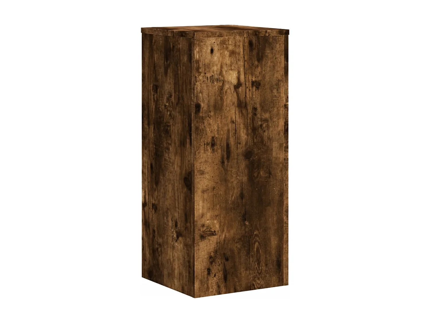 Supports pour plantes 2 pcs chêne fumé bois d'ingénierie