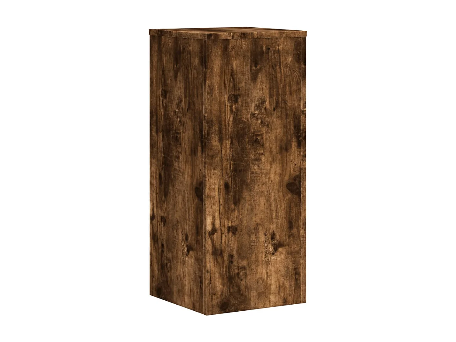 Supports pour plantes 2 pcs chêne fumé bois d'ingénierie