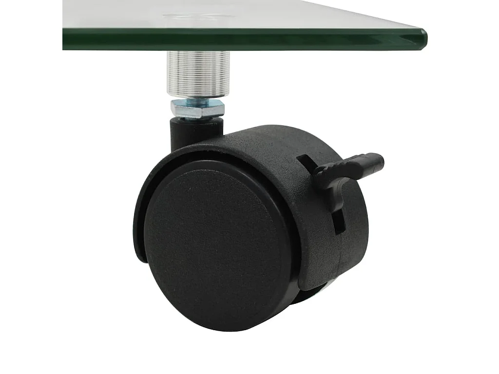 Support carré pour plantes 2 pcs Verre trempé 35 x 35 cm