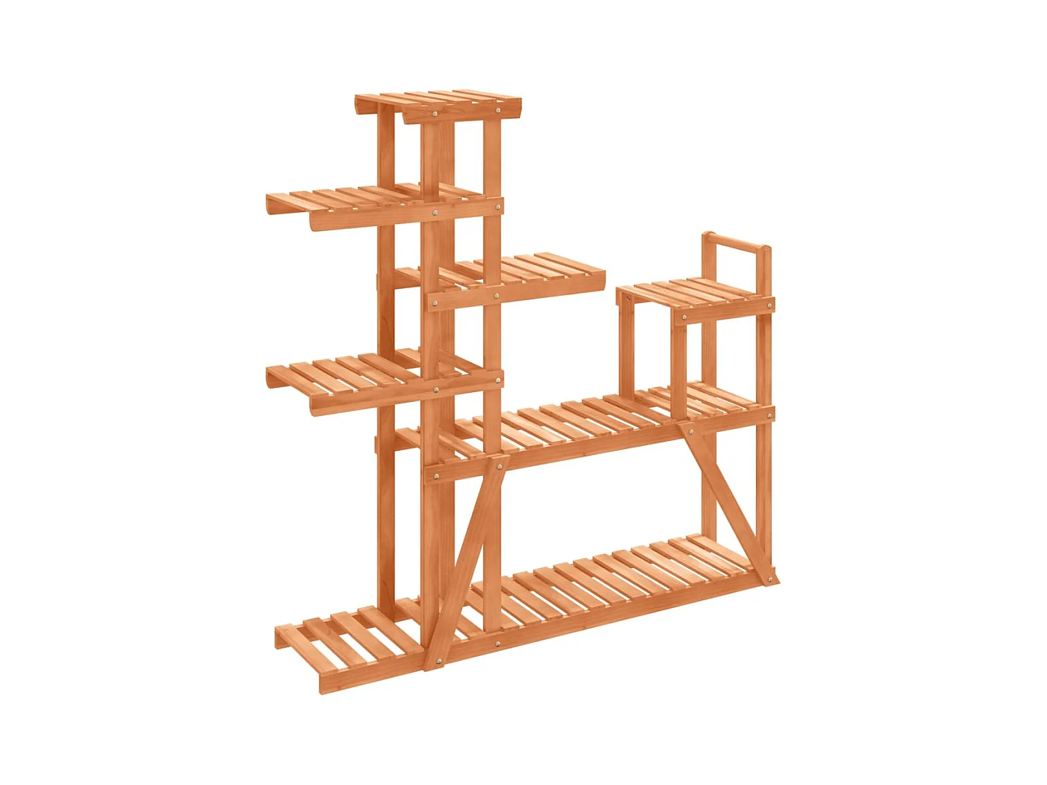 Puesto de flores 110x25x111 cm madera maciza de abeto