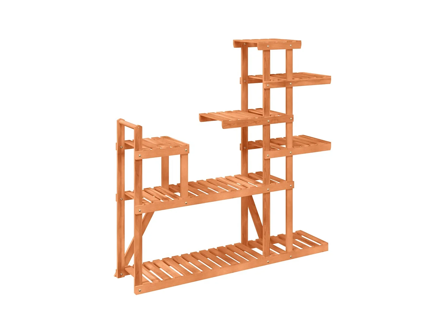 Puesto de flores 110x25x111 cm madera maciza de abeto