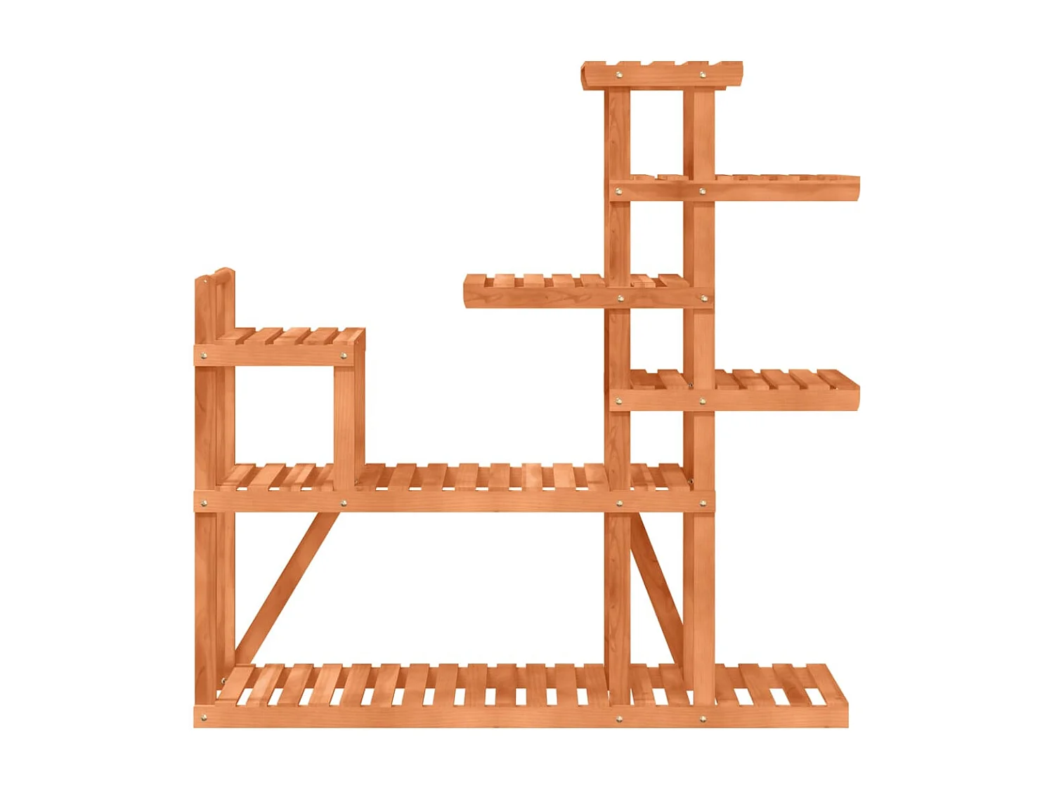 Support à fleurs 110x25x111 cm bois massif de sapin